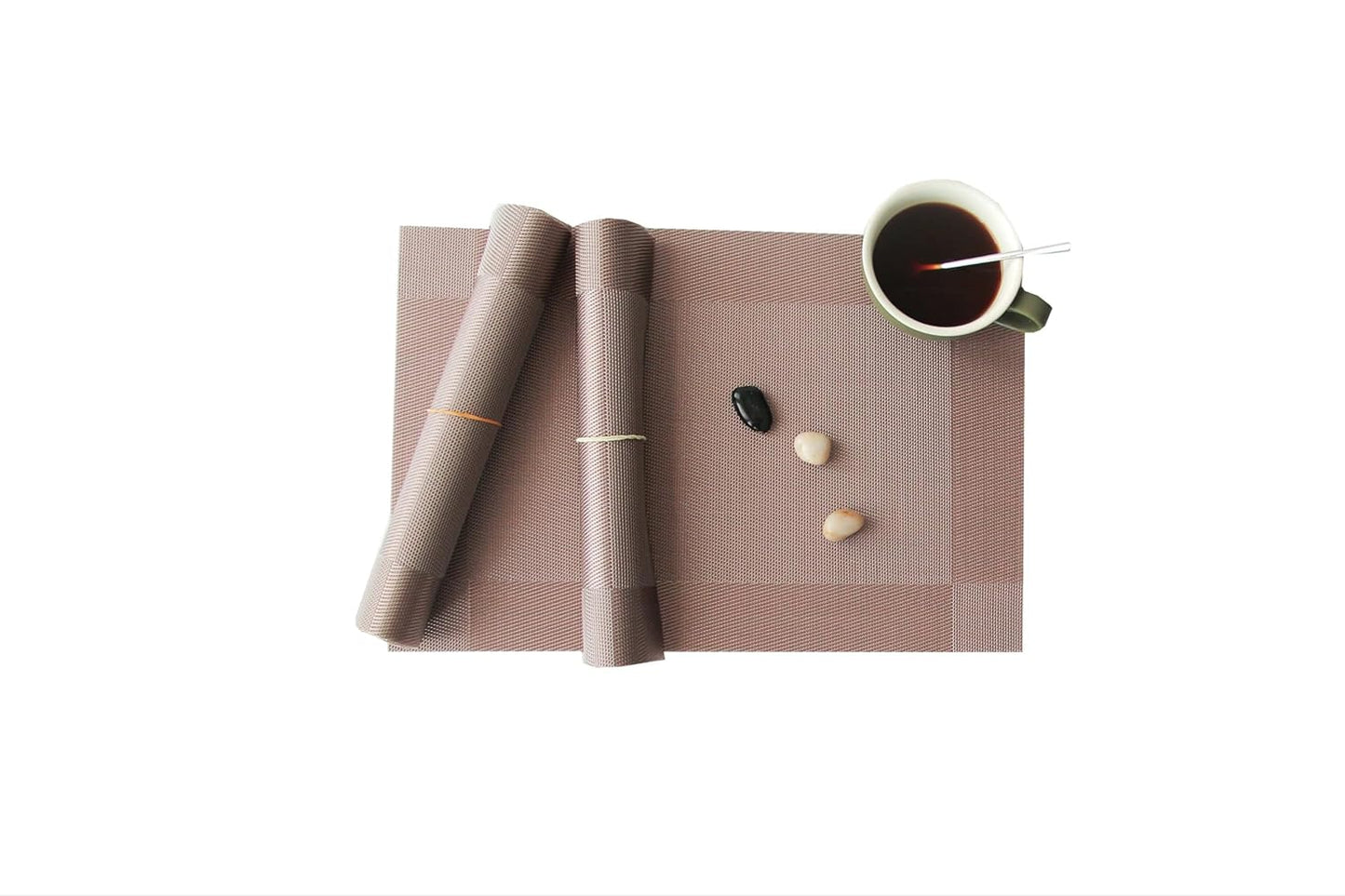 Dining Table Placemats for Kitchen & Home Decor – 45x30cm, Design -Cinnamon Weave