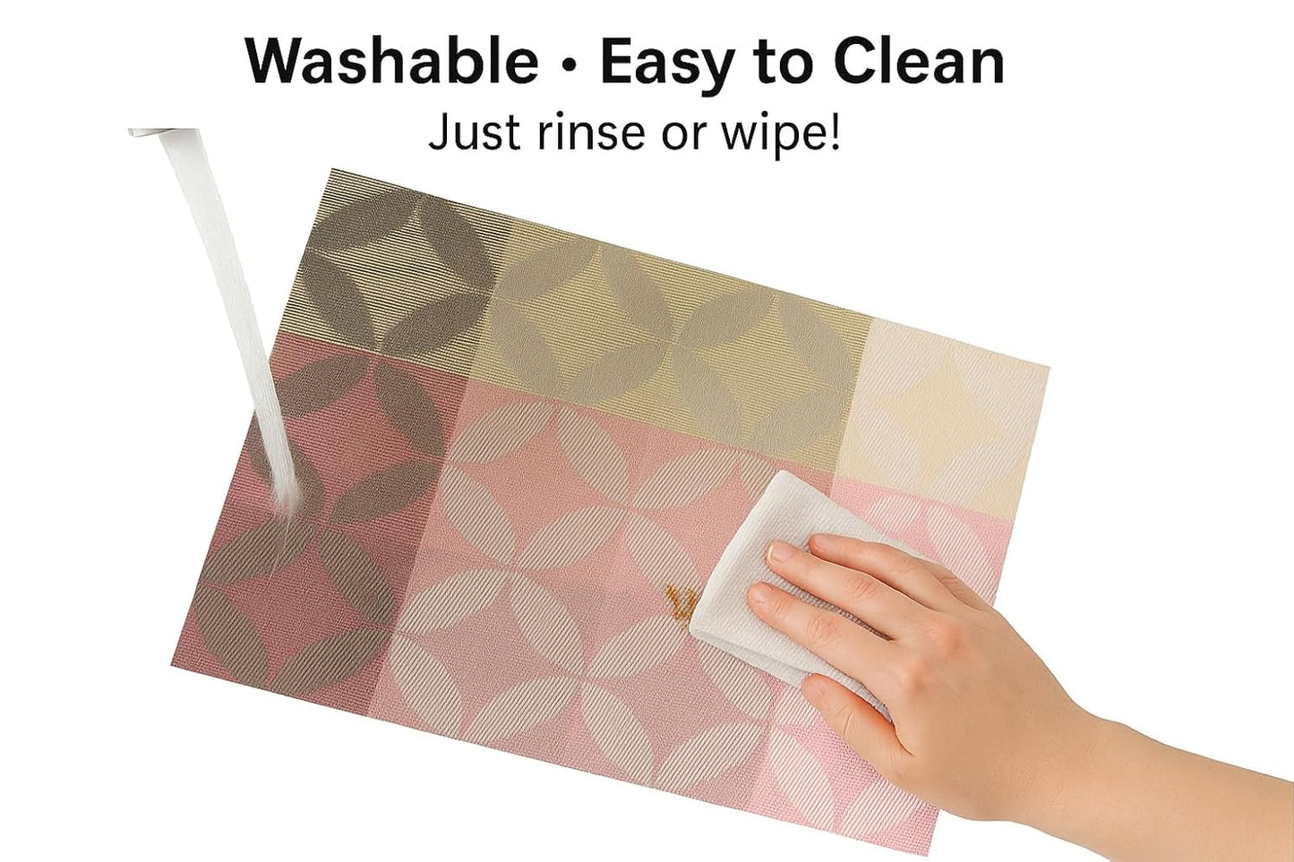 Dining Table Placemats for Kitchen & Home Decor – 45x30cm, Design -Mosaic