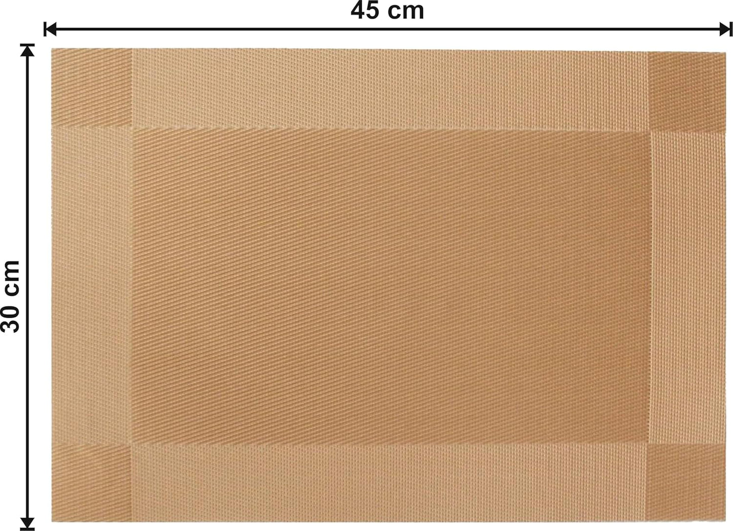 Dining Table Placemats for Kitchen & Home Decor – 45x30cm, Design -Sunstone