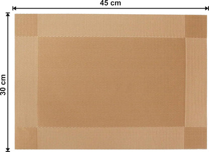 Dining Table Placemats for Kitchen & Home Decor – 45x30cm, Design -Sunstone