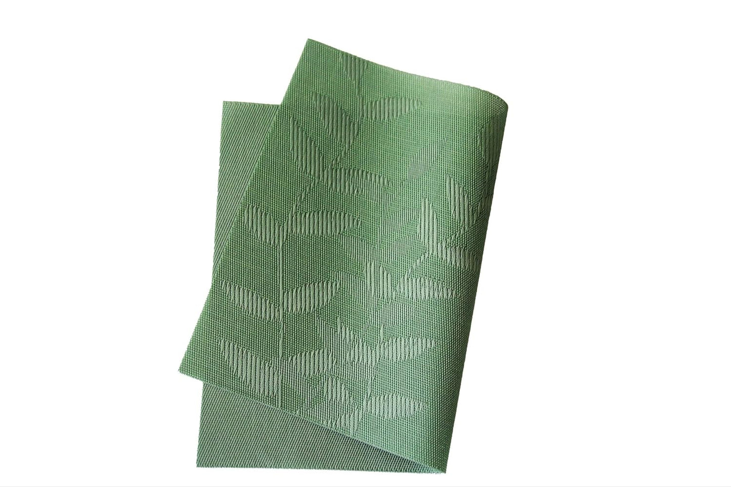 Dribble Urban Leaf PVC Placemats Set of 6 Heat-Resistant Washable Table Mats