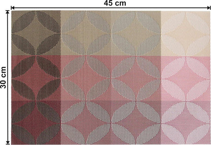 Dining Table Placemats for Kitchen & Home Decor – 45x30cm, Design -Mosaic
