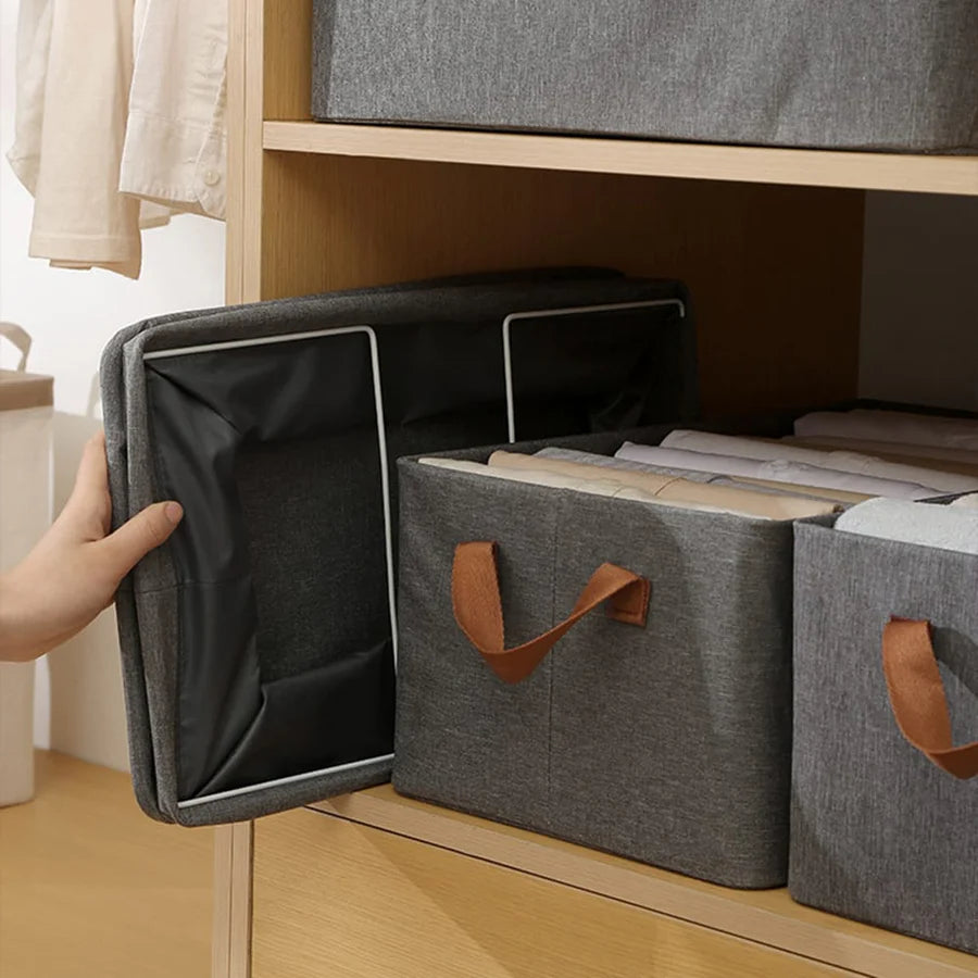 Non Woven Fabric Storage Box with Steel Frame